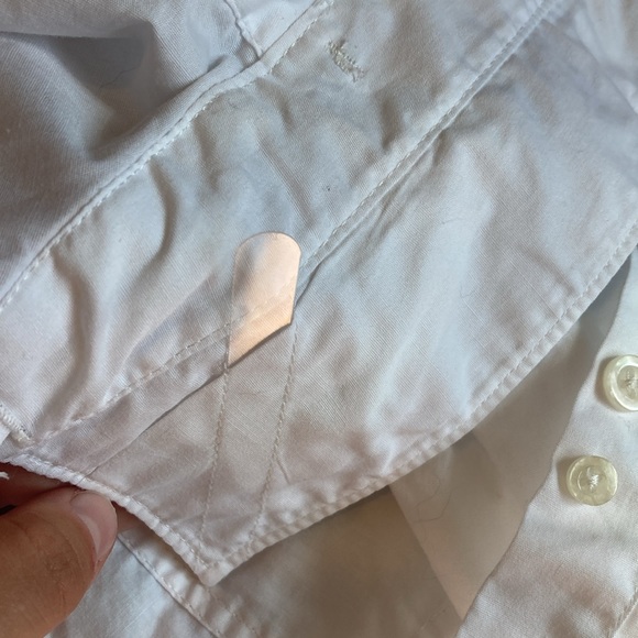 Bespoke Slim fit button down white long sleeve size 32/33 - Picture 6 of 7